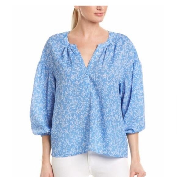 Joie Eilga Blouse in Cornflower Medium - Picture 1 of 8